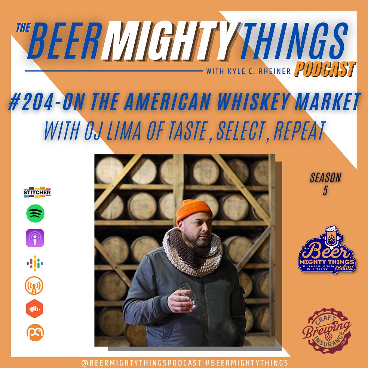 OJ Talks Whiskey On The Beer Mighty Things Podcast
