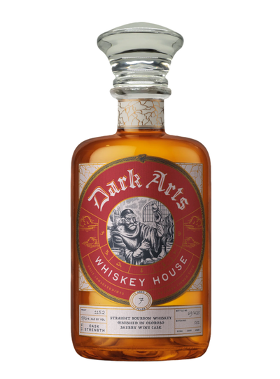 Dark Arts Whiskey House Oloroso Cask Bourbon 이미지를 슬라이드 쇼에서 열기
