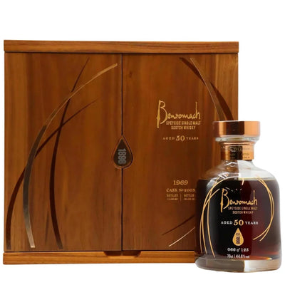 スライドショーBenromach 50 Year Old Single Malt Scotchの画像を開く
