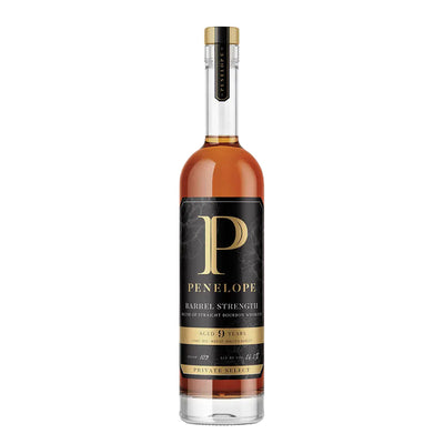 在幻灯片中打开图片，Penelope Private Select Barrel Strength Bourbon - Taste Select Repeat
