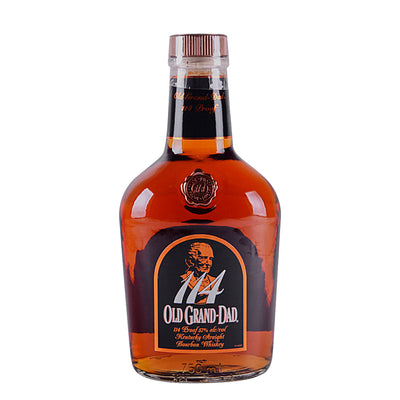 在幻灯片中打开图片，Old Grand-Dad 114 Barrel Proof Bourbon - Taste Select Repeat
