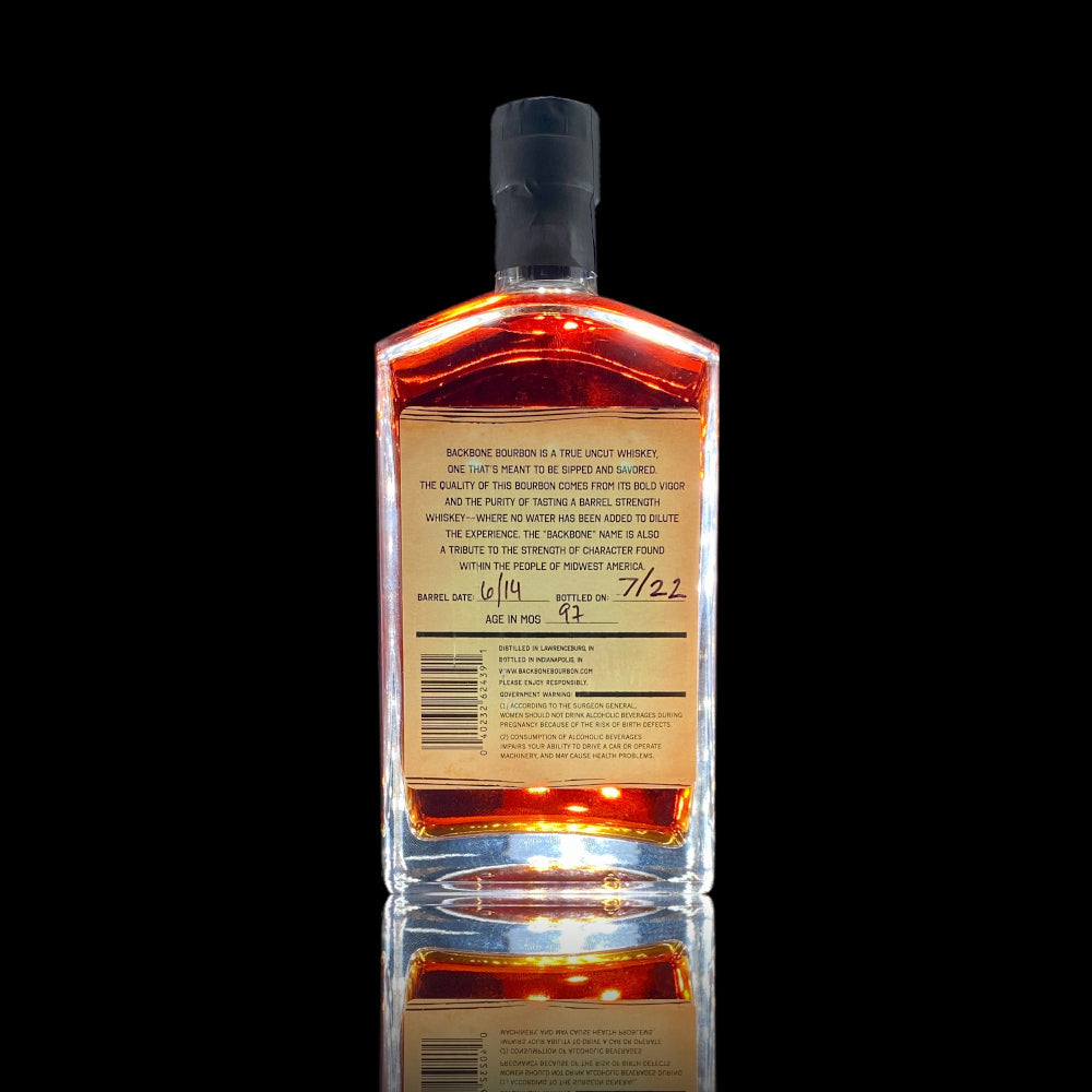 Backbone Uncut Single Barrel Bourbon - Taste Select Repeat