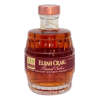 在幻灯片中打开图片，Elijah Craig Barrel Select 125 Proof Bourbon - Taste Select Repeat
