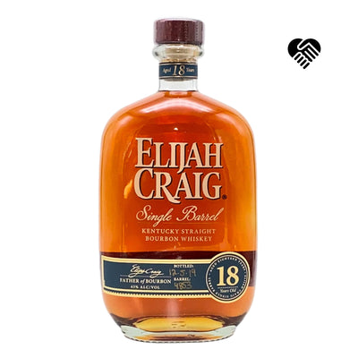 在幻灯片中打开图片，Elijah Craig 18 Year Old Single Barrel Bourbon - Taste Select Repeat
