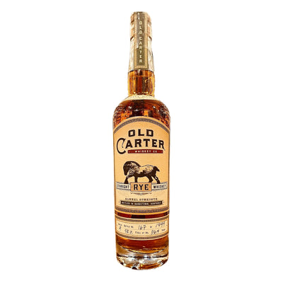 在幻灯片中打开图片，Old Carter Whiskey Co. Batch 9 Rye - Taste Select Repeat
